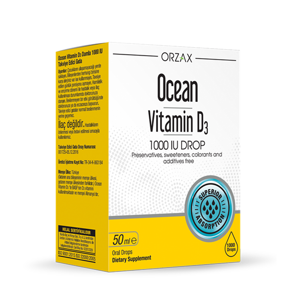 Ocean Vitamin D3 1000 IU Drops