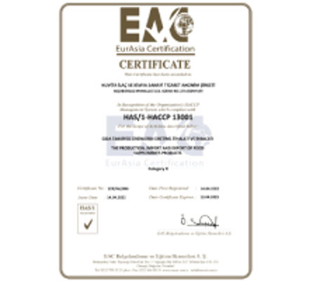 Certification EurAsia