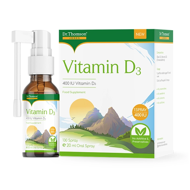 Private Label Vitamin D3 (400 IU) Spray Manufacturer - Dr.Thompsaon