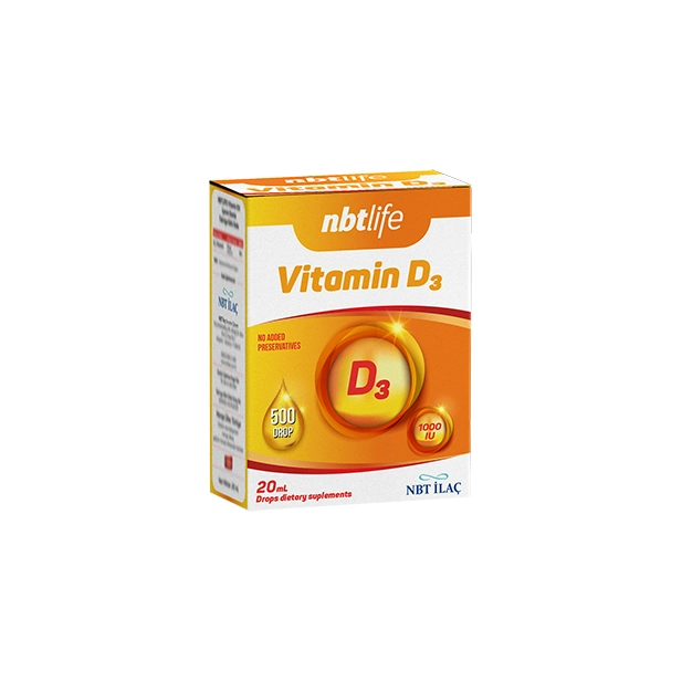 Private Label Vitamin D3 Drops (1000 IU) Manufacturer - NBTLife