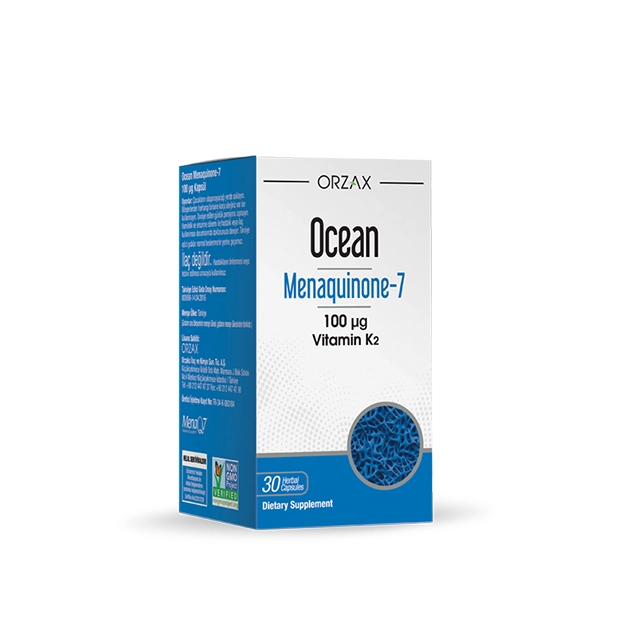 Private Label Vitamin K2 (Menaquinone-7) Herbal Capsules - Ocean