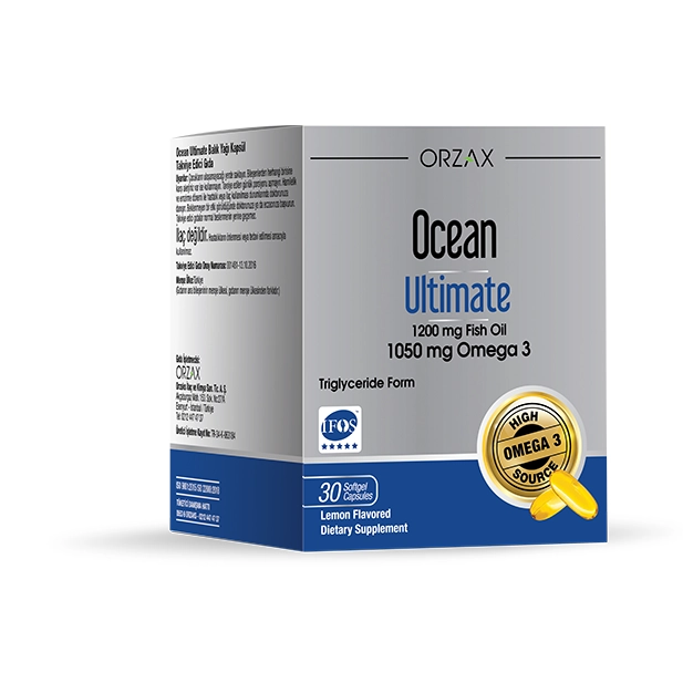 Private Label Fish Oil (Omega-3 EPA & DHA) 1200mg Softgels - Ocean