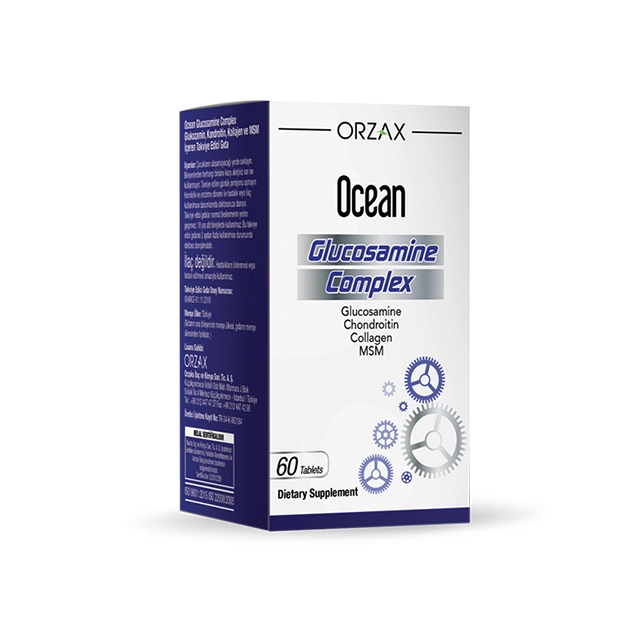 Private Label Glucosamine Complex with Collagen & MSM Tablets - Ocean