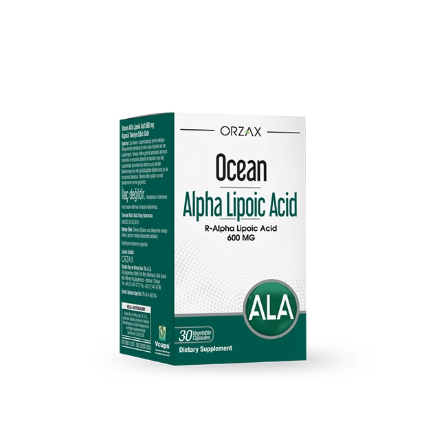 Private Label Alpha Lipoic Acid (600mg) Capsules Manufacturer - Ocean