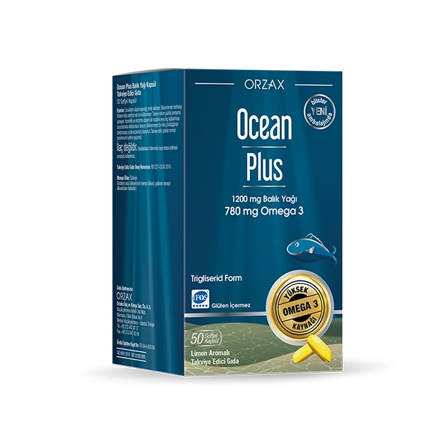 Private Label Omega 3 with EPA & DHA Supplement Softgels - Ocean