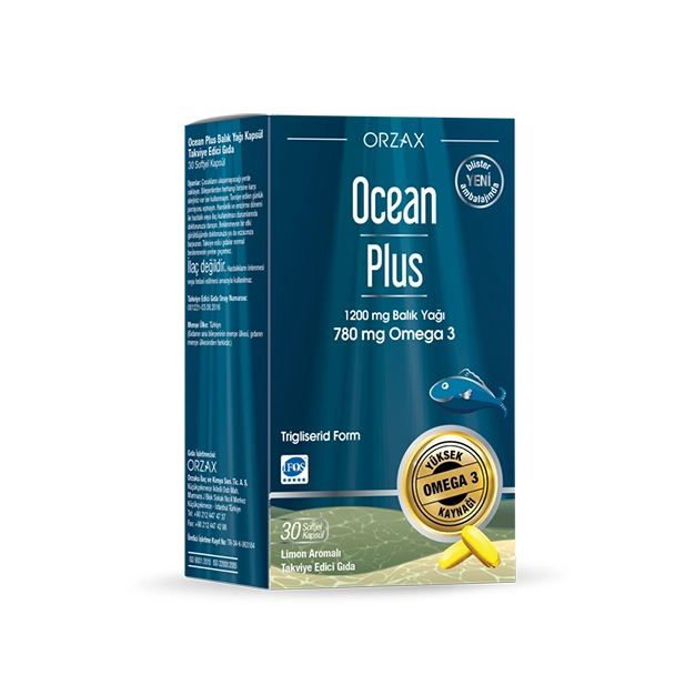 Private Label Omega 3 with EPA & DHA Supplement Softgels - Ocean