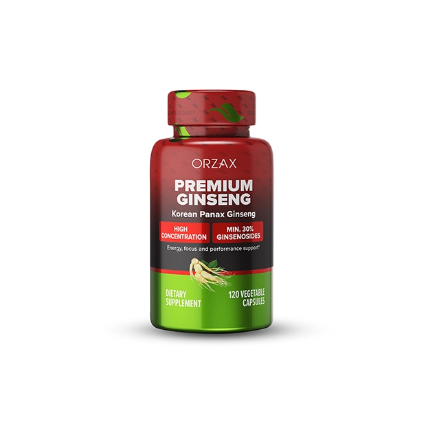 Private Label Ginseng (Panax Ginseng) Capsules Manufacturer - Orzax