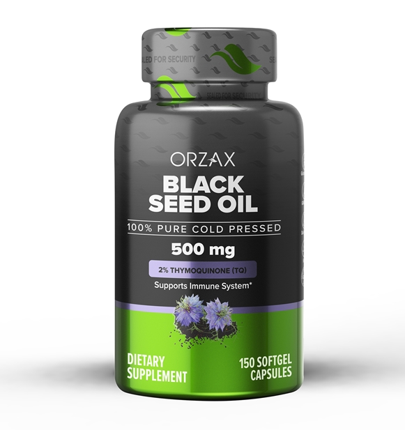 Private Label Black Seed Oil Softgel Capsules (150) Manufacturer - Orzax