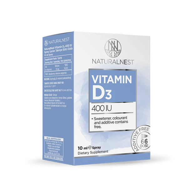 Private Label Vitamin D3 400 IU (Cholecalciferol) Spray - Alyors