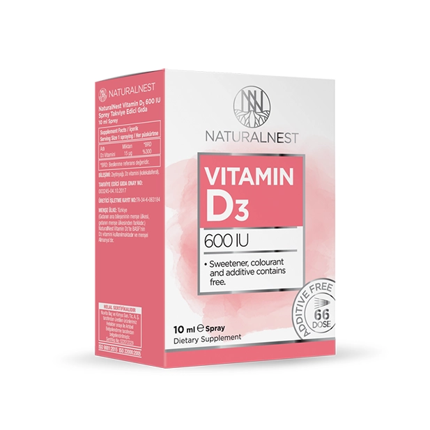 Private Label Vitamin D3 600 IU (Cholecalciferol) Spray - Alyors