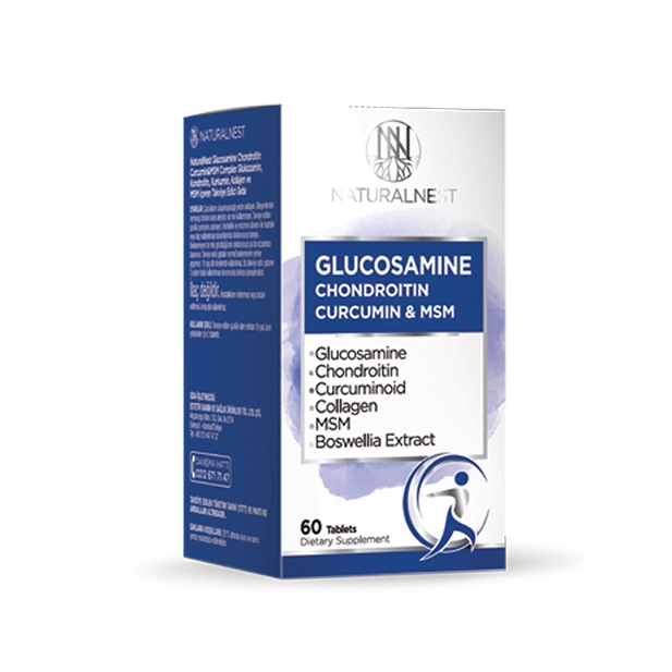 Private Label Glucosamine, Chondroitin, Curcumin, MSM Complex - Alyors