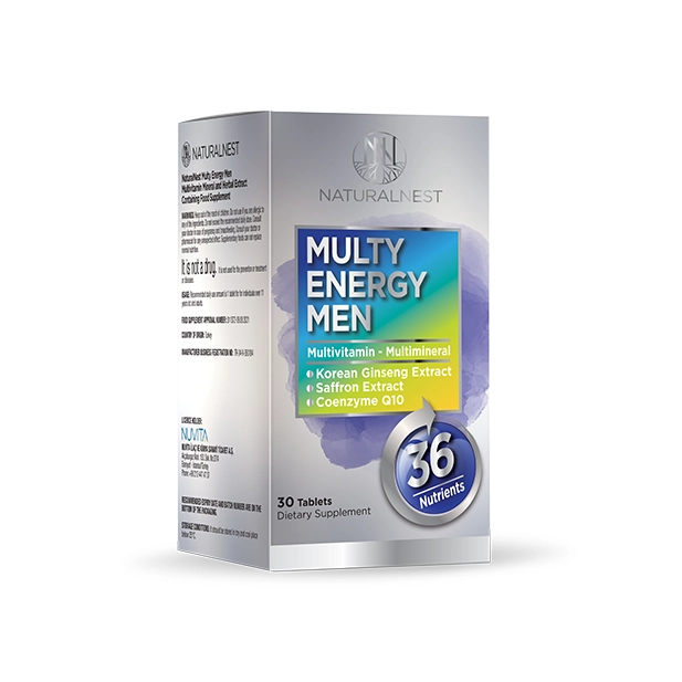 Private Label Men's Multivitamin & Focus (Saffron, Panax Ginseng) - Alyors