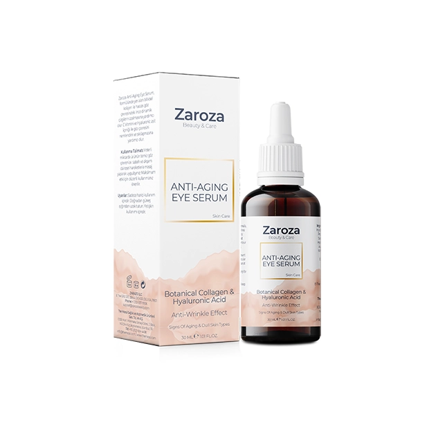 Private Label Anti-Aging Eye Serum (Fights Wrinkles) Manufacturer - Zaroza