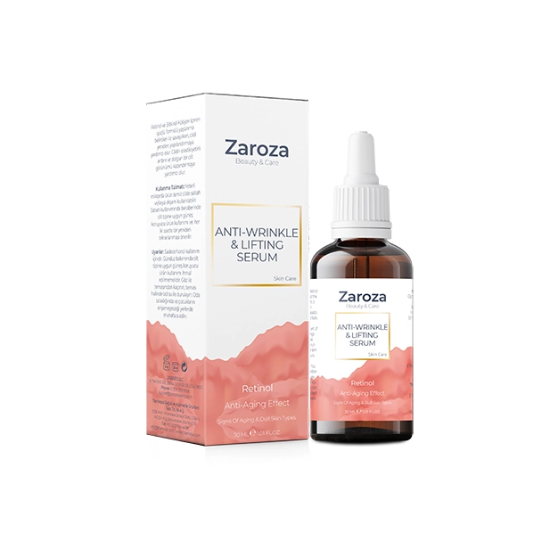 Private Label Retinol Lifting Serum (Fights Wrinkles, Tightens Skin) - Zaroza